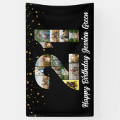 Banderoles 21e anniversaire Photo Collage anniversaire événem (Vertical)