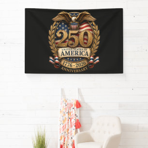 Banderoles 250e anniversaire des États-Unis d'Amérique