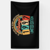 Banderoles 25 Ans D'Être Impressionnant En 1997 25e Anniversa (Vertical)