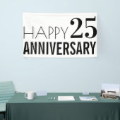 Banderoles 25e anniversaire du Mariage d'argent (Salon professionnel)