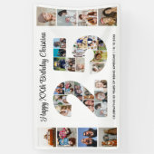 Banderoles 25e anniversaire fête numéro 25 photo Collage (Vertical)