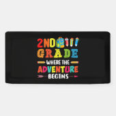 Banderoles 2e année où l'aventure (Horizontal)