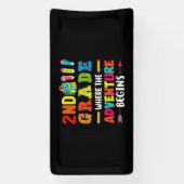 Banderoles 2e année où l'aventure (Verticale)