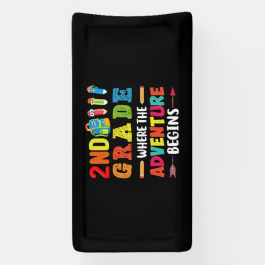 Banderoles 2e année où l'aventure (Verticale)