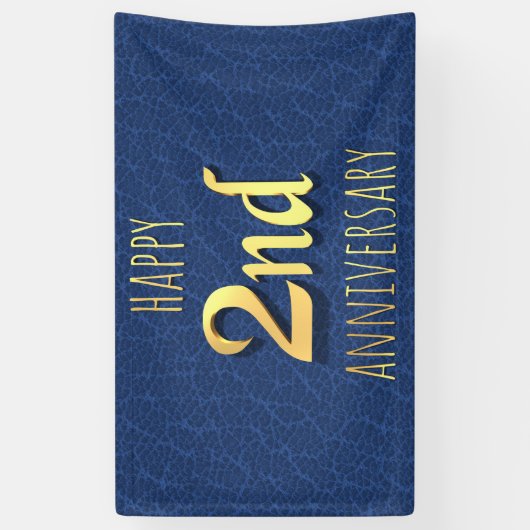 Banderoles 2e anniversaire (Vertical)