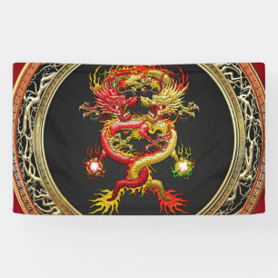 Banderoles [300] Dragons rouges et jaunes