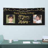 Banderoles 30e anniversaire Black Gold String éclaire Photos (Salon professionnel)