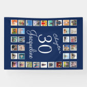 Banderoles 30e anniversaire bleu (Horizontal)