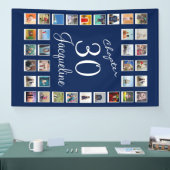 Banderoles 30e anniversaire bleu (Salon professionnel)