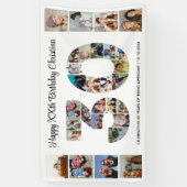 Banderoles 30e anniversaire de fête Numéro 30 Photo Collage (Vertical)