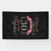 Banderoles 30e anniversaire mieux avec l'âge (Horizontal)