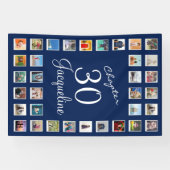 Banderoles 30th Birthday Blue Banner (Horizontal)