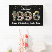 Banderoles 30th birthday Photo Collage established 1996 (En situation)