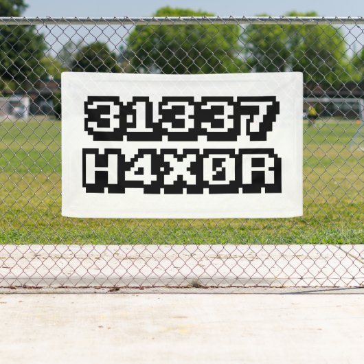 BANDEROLES 31337 H4X0R (En situation)