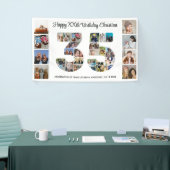 Banderoles 35e anniversaire de fête Numéro 35 Photo Collage (Salon professionnel)