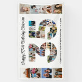 Banderoles 35e anniversaire de fête Numéro 35 Photo Collage (Vertical)