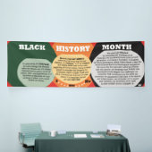 Banderoles 3 Big Hs du Mois de l'histoire noire Texte blanc (Salon professionnel)