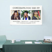 Banderoles 3 Collage de photos Fêtes Diplômé (Salon professionnel)