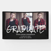 Banderoles 3 Collage de photos Graduation (Horizontal)