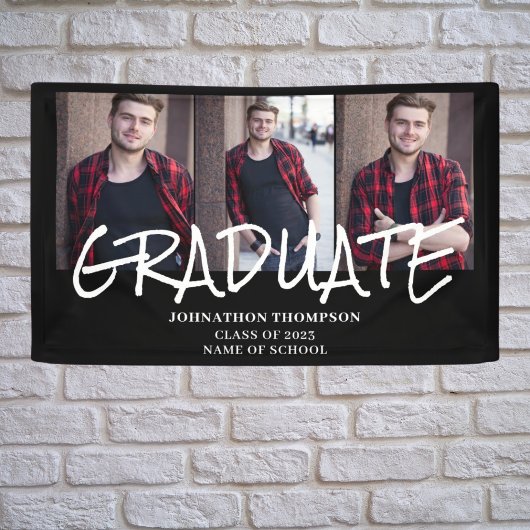 Banderoles 3 Collage de photos Graduation