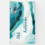 Banderoles 3D Turtle | Mele Kalikimaka | Christmas (Vertical)