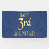 Banderoles 3e anniversaire (Horizontal)