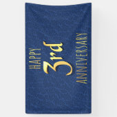 Banderoles 3e anniversaire (Vertical)