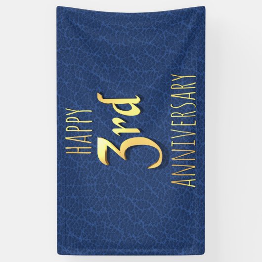 Banderoles 3e anniversaire (Vertical)