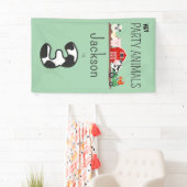 Banderoles 3e anniversaire Fête Animaux Ferme Anniversaire En (En situation)