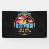 Banderoles 40 ans Awesome depuis 1982 40e anniversaire (Horizontal)