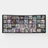 Banderoles 40 Collage de photos - 4 lignes 10 colonnes - Text (Horizontal)