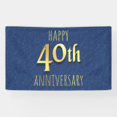 Banderoles 40e anniversaire (Horizontal)