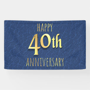 Banderoles 40e anniversaire