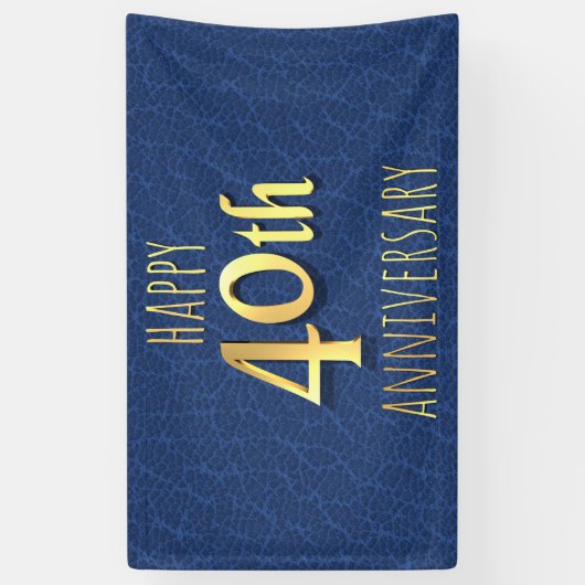 Banderoles 40e anniversaire (Vertical)