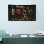 Banderoles 40e anniversaire - Elle embrasse ses 30's Goodbye (Salon professionnel)