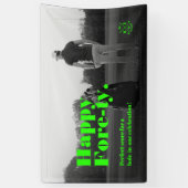 Banderoles 40e anniversaire moderne 50e anniversaire Golf (Vertical)