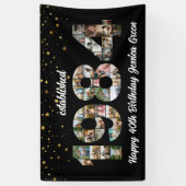 Banderoles 40e anniversaire Photo Collage créé 1984 (Vertical)