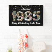 Banderoles 40e anniversaire Photo Collage créé 1985 (En situation)