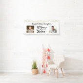 Banderoles 40e anniversaire Retro Gold String Lights 2 Photo (En situation)