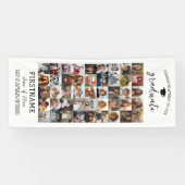 Banderoles 45 Collage de photos de remise de diplômes minimal (Horizontal)