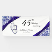 Banderoles 45e / 65e anniversaire de floraison de Sapphire (Horizontal)