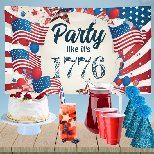Banderoles 4 juillet