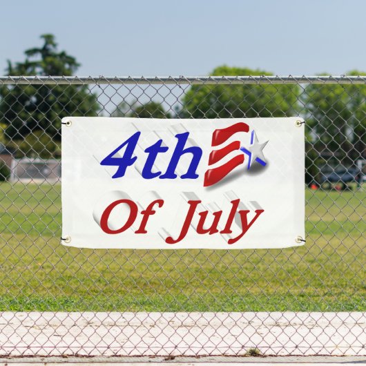 Banderoles 4 juillet Étoiles et bandes (Insitu)