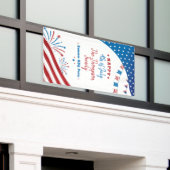 Banderoles 4 juillet fête d'été Rouge Bleu Blanc (Bâtiment extérieur)