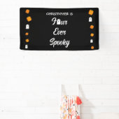 Banderoles 4e anniversaire éffrayant (Insitu)