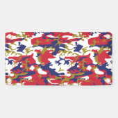 Banderoles 4th of July, Independence day, Camouflage Gold (Horizontal)