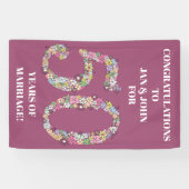 Banderoles 50 ans 50e anniversaire de mariage des Mariages (Horizontal)