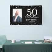Banderoles 50 ans et fabuleuse photo Confetti (Salon professionnel)