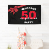 Banderoles 50 Et fabuleuse fête du 50e anniversaire (En situation)