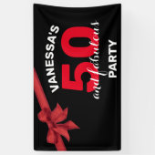 Banderoles 50 Et fabuleuse fête du 50e anniversaire (Vertical)